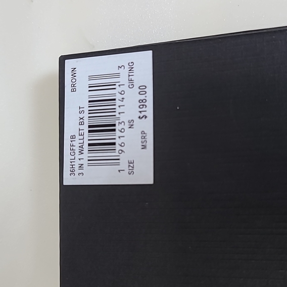 Michael Kors Men's 3 in 1 Wallet Box Set BROWN - Picture 7 of 7